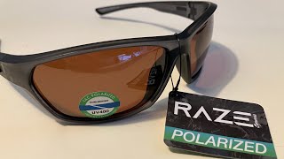 RAZE Eyewear Sunglasses J Frame HDP Crystal Gray Polarized Fishing 20231  V24 [upl. by Lindy]