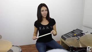 Emmanuelle Caplette Linear Fills Free Drum Lesson English 2016 [upl. by Maffei28]