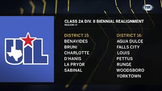 UIL Realignment 2A Division II [upl. by Aihsenet]