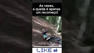 Se cair levanta bora seguir em frente shorts mtb ciclismo motivação [upl. by Cornish559]