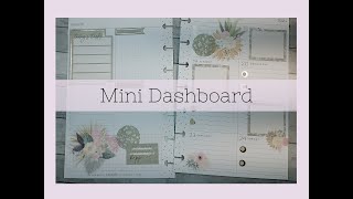 Plan with Me  Mini Dashboard Happy Planner [upl. by Ennaul]