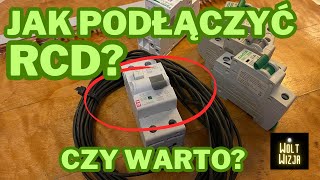 Jak podłączyć różnicówkę RCD Jak działa po co stosować Czy warto [upl. by Lilac]