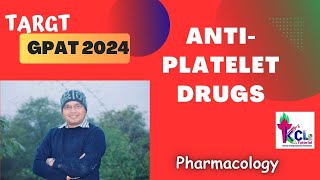 Antiplatelet Drugs Pharmacology  Target GPAT with KCL Tutorial [upl. by Groh]