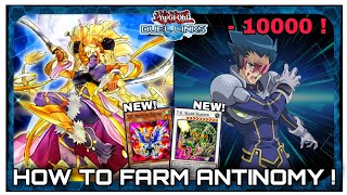 How To FARM ANTINOMY   ANTINOMY Event  10000 Damage  YuGiOh  Duel Links [upl. by Danais]