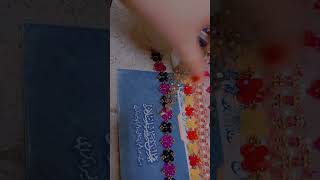 Making mini braceletbeautifulbraceletdesignsbraceletmakingsubscribemychannelshorts [upl. by Anoo857]