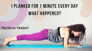 The Shocking Benefits of Planking for Just 1 Minute a Day Truth or Trash [upl. by Elocaj]