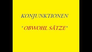 OBWOHL SÄTZE  DEUTSCH LERNEN [upl. by Salomone]