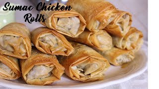 Sumac Chicken Rolls Musakhan Rolls amp Plate [upl. by Cornew]