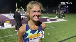 Konstanze Klosterhalfen Breaks German Record In 10K Debut [upl. by Cindra]