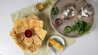 Moroccan Crepes Msemmen  مسمن  CookingWithAlia  Episode 936 [upl. by Eelame]