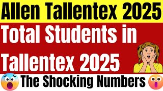 You Wont Believe The Number of Students Who Appeared in TALLENTEX 2025 Competition Getting Tougher [upl. by Nahtonoj]