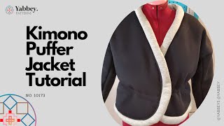 Kimono Puffer JacketSewing Tutorial  Pattern Download [upl. by Ahsiyk193]