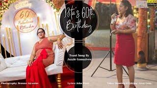 New Konkani Special Toast song  Happy 60th Birthday Ritinha Rita Dias  by Jazzle Gonsalves [upl. by Navek]