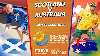 2023 World Bowls Championships  Mens Fours Final Scotland v Australia [upl. by Salocin713]