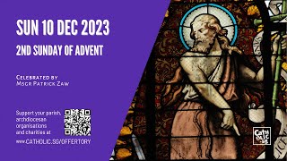 Catholic Sunday Mass Online  2nd Sunday of Advent 10 Dec 2023 [upl. by Wrench]