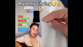 Rate my singing 1019 😁👍👍 comedy [upl. by Mendy401]