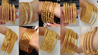 Latest Gold Bangles Designs for Eid l Unique Gold Bangles Designs 2023 l سونے کی چوڑیوں کے ڈیزائنر [upl. by Charity]