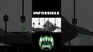 I Survived the IMPOSSIBLE Wave Challenge in Geometry Dash shorts deluxe12 [upl. by Adalbert]