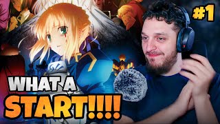 FATE ZERO BEGINS NOW  First Time Reacting to FateZero Episode 1 [upl. by Ashraf732]