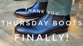 NEW Thursday Boots Journeyman Black Label Size Comparison [upl. by Trebmal]