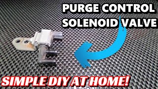 Purge Control Solenoid Valve  How to test and replace at home  P0458 P0459 [upl. by Cleodel]