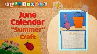 June Calendar  Crafts with Miss Kim [upl. by Hollister]