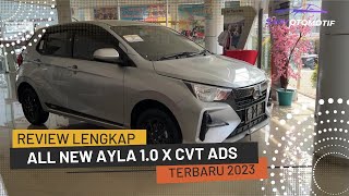 Daihatsu All New Ayla 10 X CVT ADS  Warna Silver [upl. by Ahsinad375]