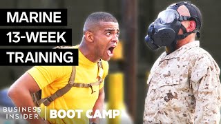 What New Marine Corps Recruits Go Through In Boot Camp  Boot Camp  Business Insider [upl. by Adnilahs]