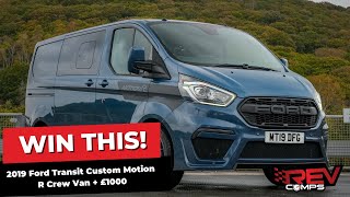 WIN THIS 2019 Ford Transit Custom Motion R Crew Van  £1000 [upl. by Hortensa]