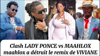 Maahlox a détruit le remix de viviane avec Prince Aimé et Debordo  Lady Ponce s’attaque à lui par… [upl. by Ittocs672]