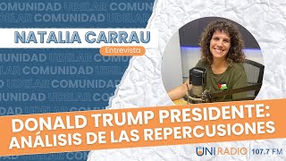 Donald Trump presidente Análisis de las repercusiones con la politóloga Natalia Carrau [upl. by Mcnalley316]