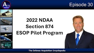 Episode 30 Section 874 ESOP Pilot Program [upl. by Isla]