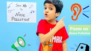 Lines on Noise Pollution  Poem on Noise Pollution  Educational Videos for Kids noisepollution [upl. by Roter751]