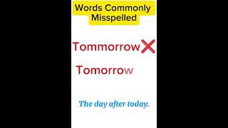 Commonly Misspelled Words in English  Formula  Vacuum english antonyms education [upl. by Olimpia]