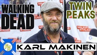 Karl Makinen The Walking Dead Twin Peaks Interview  Fandom Spotlite [upl. by Enitsirhk]