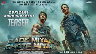 Bade Miyan Chote Miyan Official Teaser Out Now Bmcm Official Teaser Realese Date Out Now Akshay [upl. by Lenrad]