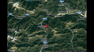 Terremoto Mw 439 UDINEPORDENONE il 20240327 221938 CET prof 5 km [upl. by Arul629]