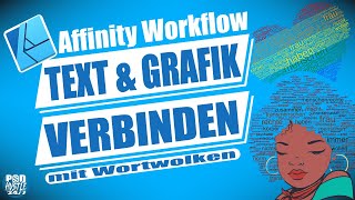 Wortwolke im Affinity Designer  Grafik aus Text  PODTShirt Business Layout Tutorial  Teil 4 [upl. by Caraviello26]