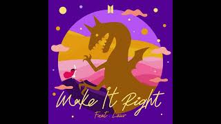 BTS  Make It Right feat Lauv Official Filtered Instrumental [upl. by Aeriel567]