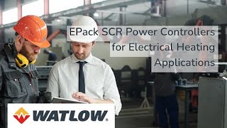 EPack compact SCR power controllers for electrical heating applications [upl. by Bello562]