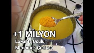 Lokanta Usulü Mercimek Çorbasıİşin Sırrı Küçük Bir AyrıntıdaAltın Sarısı Renginde Mercimek Çorbası [upl. by Hootman]