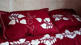 patch wala chadar design so beautiful patch wala bedsheet design [upl. by Nuahsel]