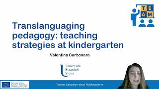 242 Translanguaging pedagogy Teaching strategies at kindergarten [upl. by Fayre328]