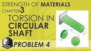 Mechanics of Deformable Bodies Chapter 3 Torsion in Circular Shaft Problem 4 PH [upl. by Guadalupe]