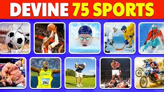 Devine le SPORT en 3 Secondes ⚽🥊🎾 Quiz Spécial JO Paris 2024  75 Sports Célèbres [upl. by Kallman]