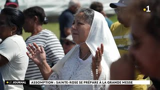 A SainteRose la messe de l’Assomption va rassembler des milliers de fidèles [upl. by Ennail857]