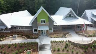 New Visitor Center at Amicalola Falls State Park [upl. by Kcirdnekel]