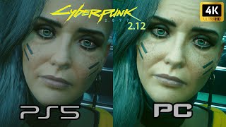 Cyberpunk 2077 4K RTX  PC 7900XT vs PS5  Graphics Comparison patch 212 [upl. by Nirhtak194]