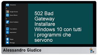 Come Installare Windows 10 con tutti i programmi essenziali guida passopasso [upl. by Tomasine]