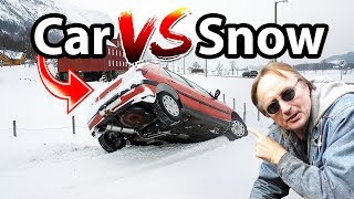 How to Prepare Car for Winter Weather Car vs Snow [upl. by Tore]